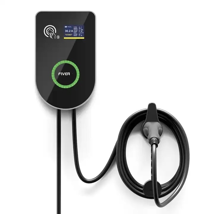 estación de carga 32A EV OCPP 1.6 Smart Wallbox 22KW con comunicación Wifi 4G