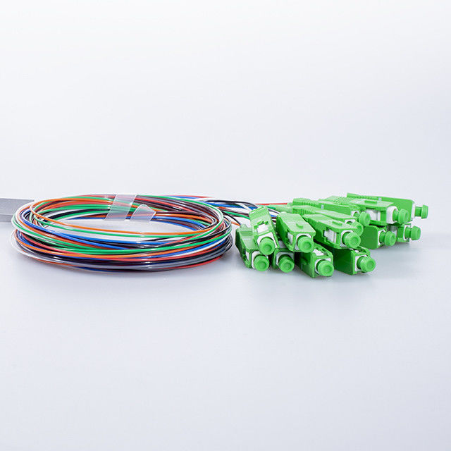 Tubo de acero óptico Mini Type del divisor 0.9m m del PLC de la fibra óptica de PSM 1X16