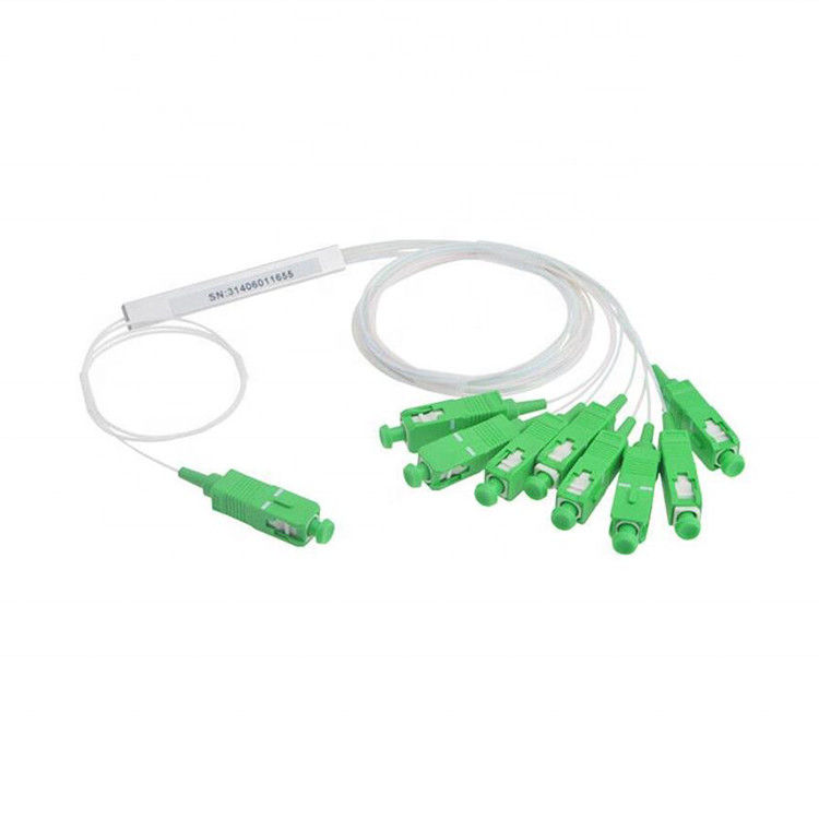 Tubo de acero óptico Mini Type del divisor 0.9m m del PLC de la fibra óptica de PSM 1X16