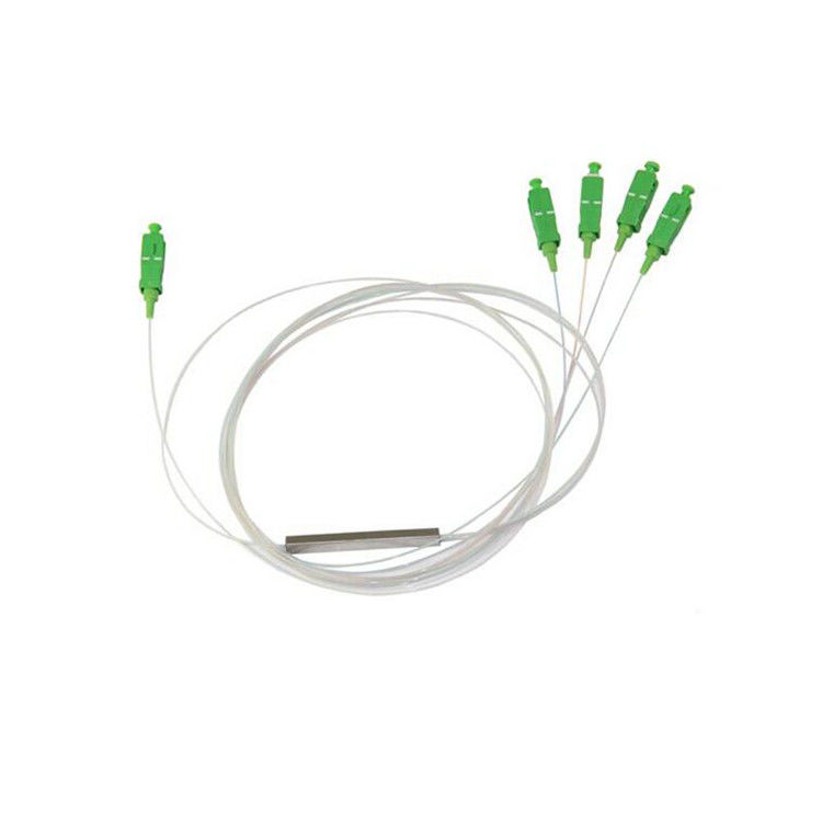 Divisor de acero de la fibra óptica del PLC del tubo divisor/900um del PLC de G.657A GPON EPON FTTH