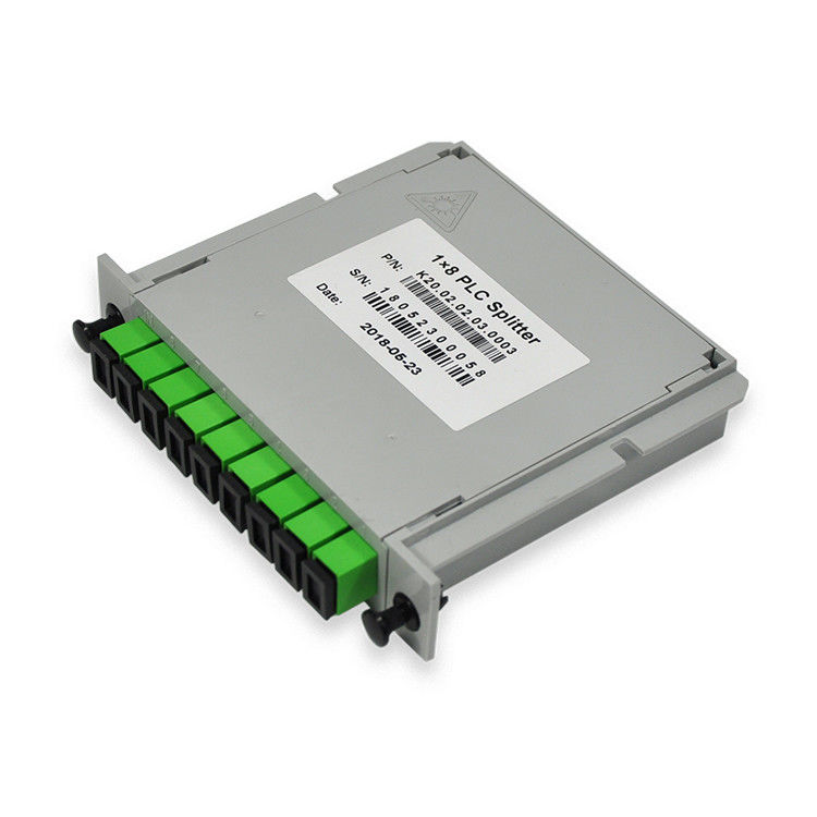 tipo estruendo 1X8-PLC del casete 1*8 del divisor del PLC de la fibra óptica del SC/de APC del 1m
