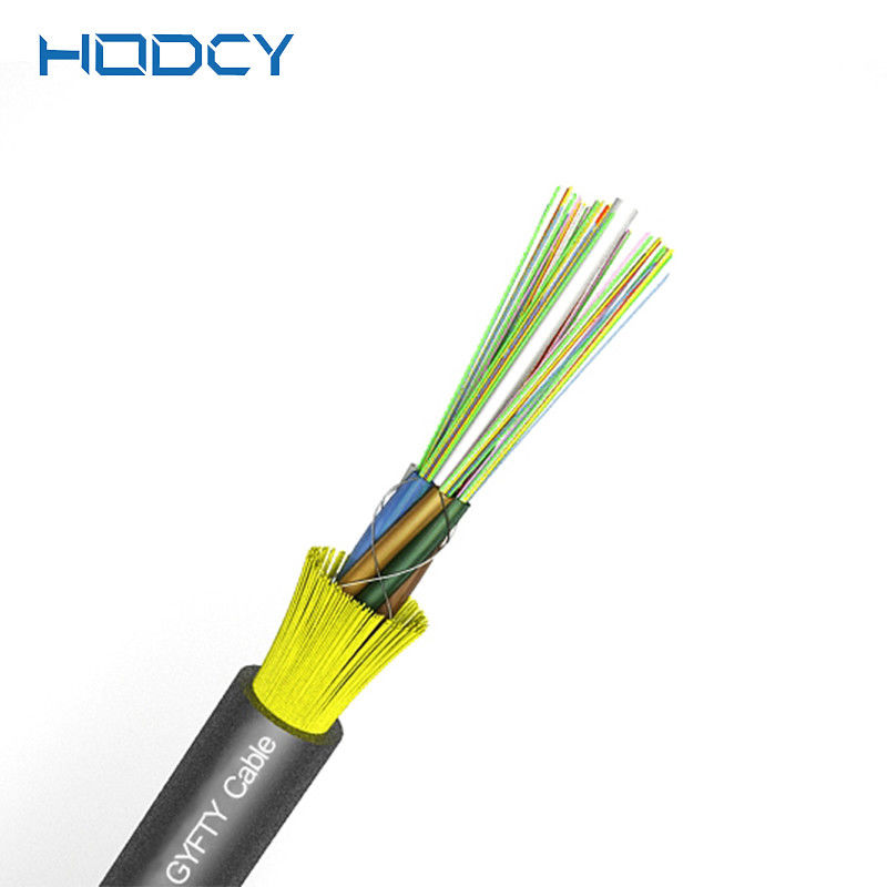 Miembro de fuerza aéreo del alto voltaje al aire libre G657A G652D FRP del cable de fribra óptica de GYFTY