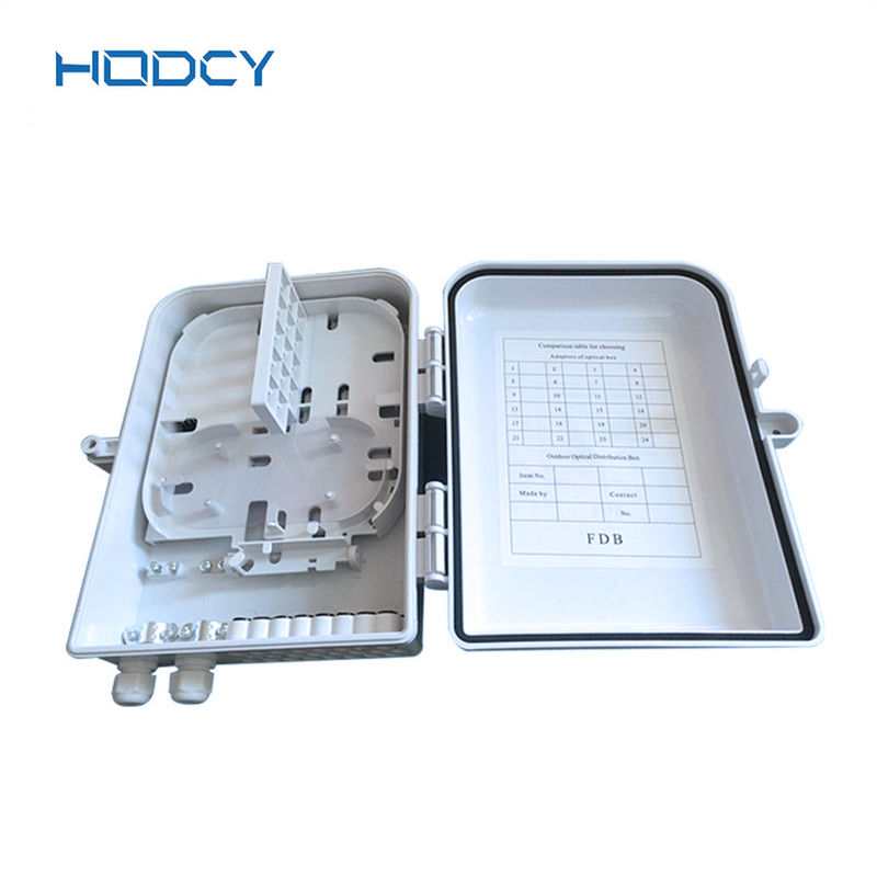 Caja de distribución de la red de la fibra 1*16, 24 cajas de la terminación de la fibra óptica del CTO FTTH de la base
