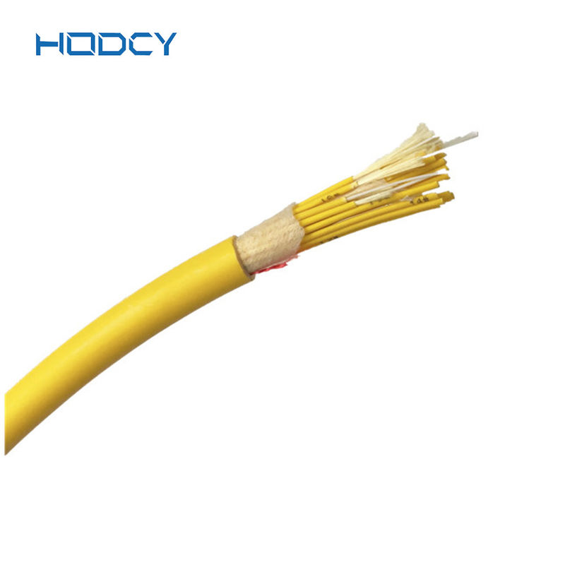 OS2 estructura floja interior unimodal del tubo del cable de fribra óptica GJFJV 1-12cores