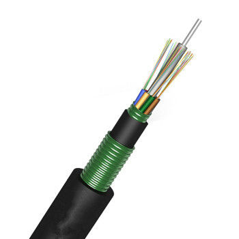 Roedor anti del cable de fribra óptica del doble PE de la cinta de acero al aire libre subterráneo acorazada del doble