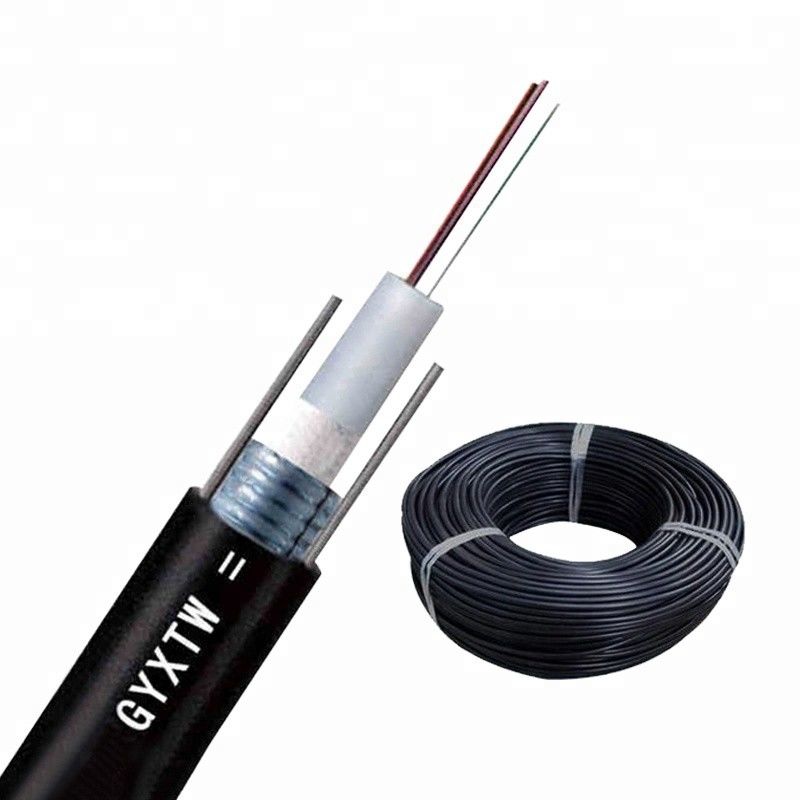 2-24 paralelo con varios modos de funcionamiento acorazado FRP del doble del cable de fribra óptica de la base GYXTW