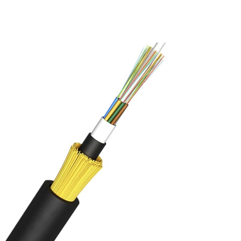 aéreo al aire libre del solo modo de los 2km ADSS todo el cable de fribra óptica autosuficiente dieléctrico