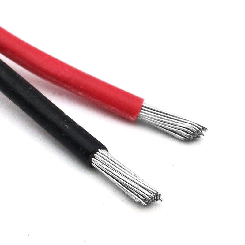 conductor de cobre estañado resistencia solar 2000 de la llama del AWG de Dual Core del cable de 1.5mm2 picovoltio