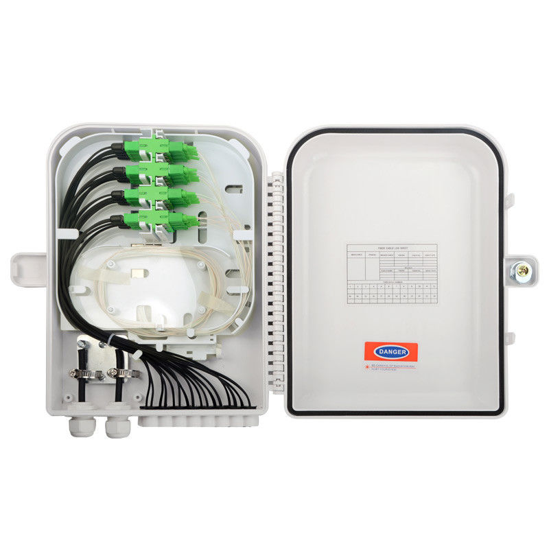8 12 16 caja terminal óptica de red de la caja de distribución de la fibra óptica de la base 1.2kg