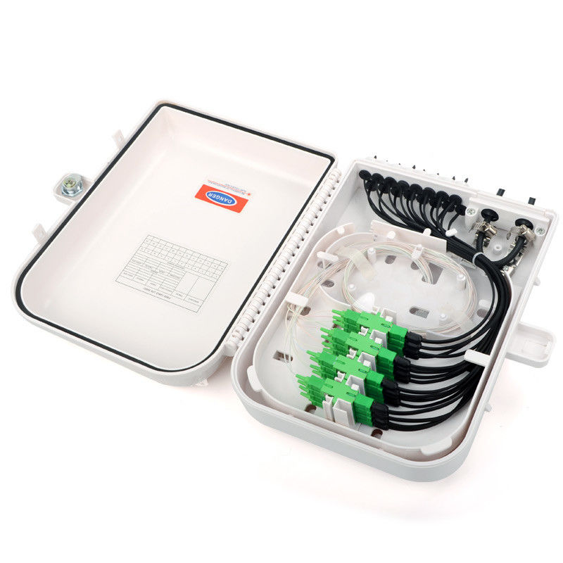 8 12 16 caja terminal óptica de red de la caja de distribución de la fibra óptica de la base 1.2kg