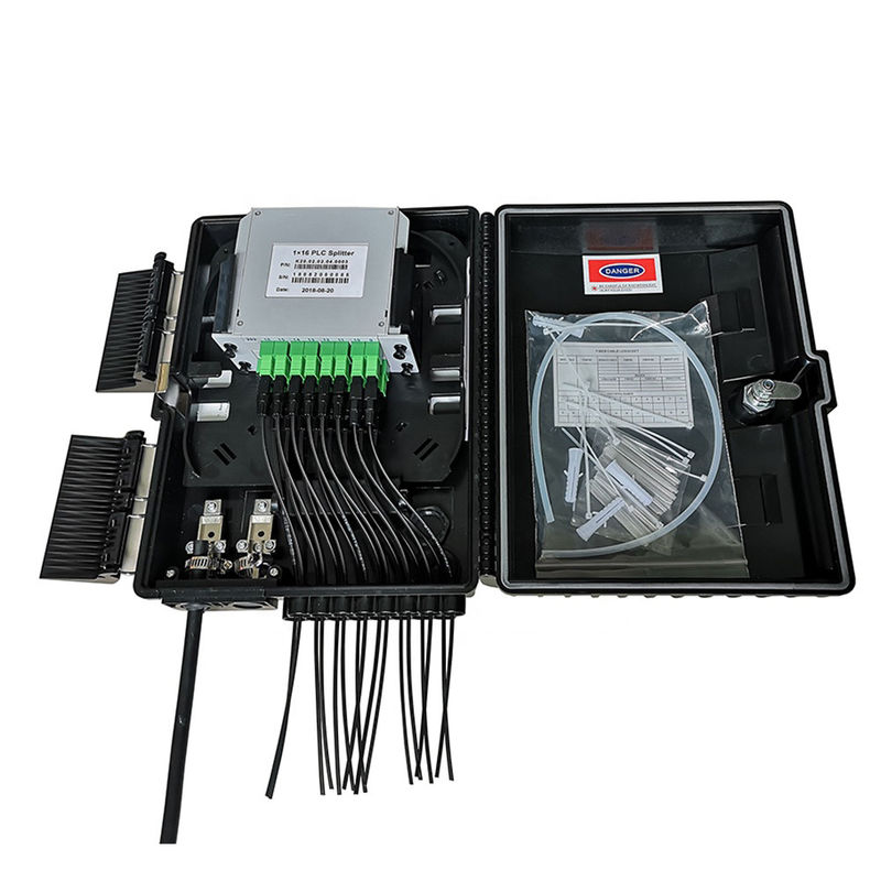Caja de la terminación de red de los puertos del ABS FDB Nap Fiber Optic Distribution Box 16
