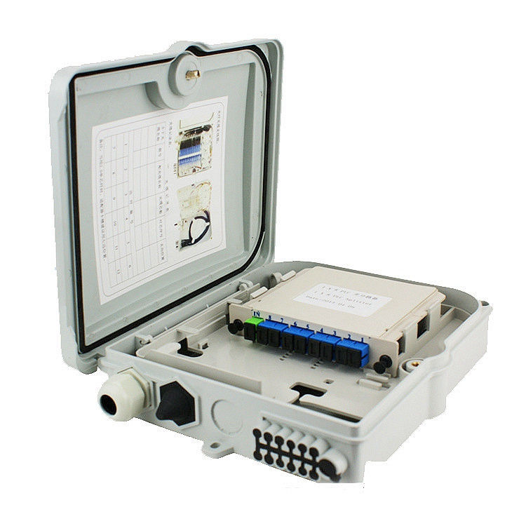 Caja terminal de la distribución del equipo FTTH de FDB, 24 cajas del divisor de la fibra óptica de la base