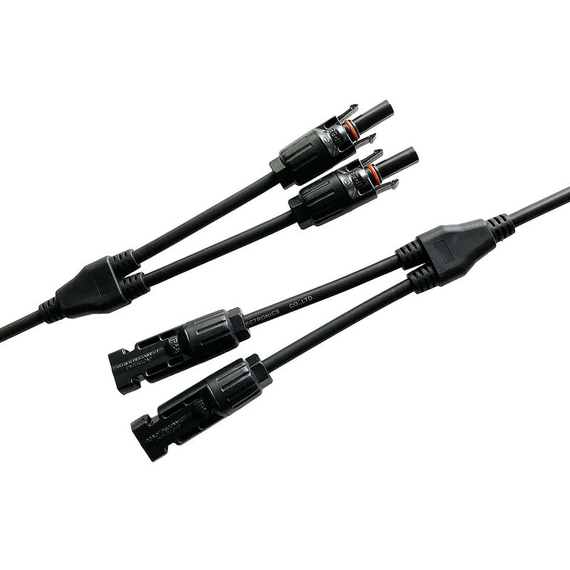 4 en 1 conector eléctrico solar 1pin del alambre del conector 30A de MC4Y picovoltio