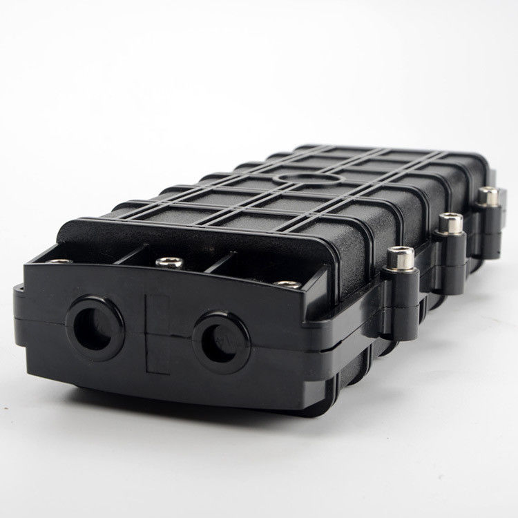 3 en 3 fuera del empalme Tray Enclosure de la fibra de en línea 48 corazones, caja común 1.5kg de la fibra óptica horizontal