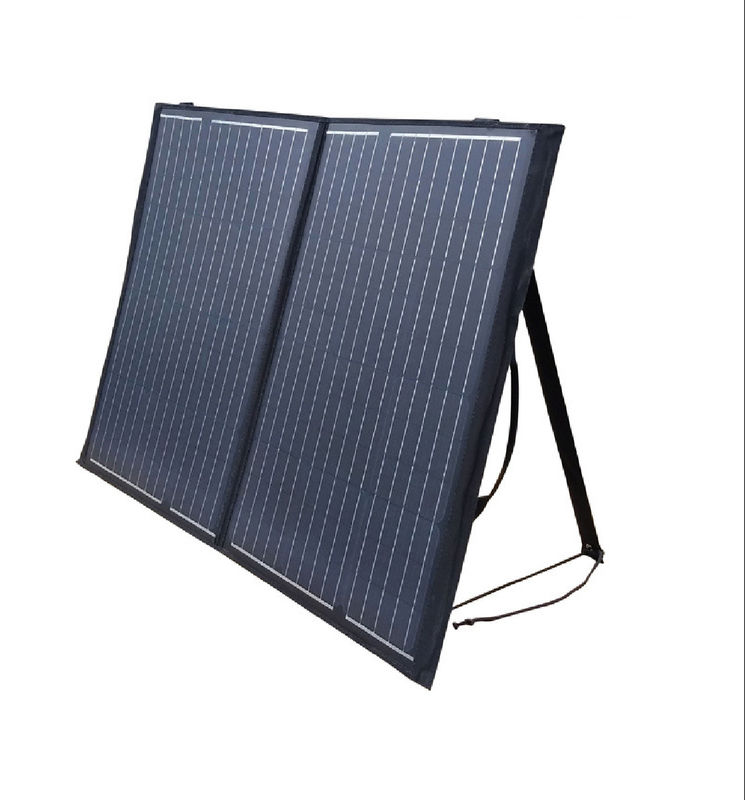 Plegamiento portátil dual 2 del picovoltio del cargador solar impermeable 100w 5V 2.1A USB del panel