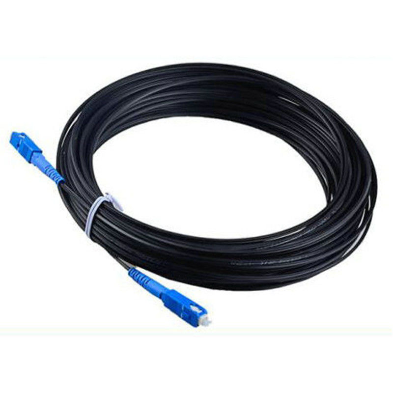 Fibra al cable casero, cable de fribra óptica de FTTH del SC 1F-4F de los 8.5kg/km