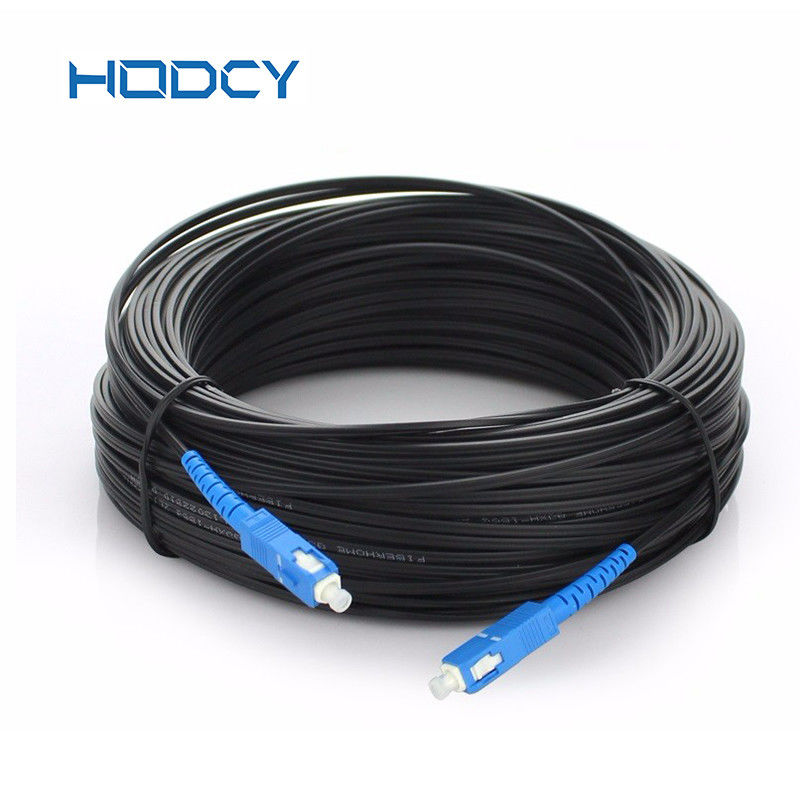 La 1 2 base al aire libre FTTH cae la fibra del cable G657A1 1 con el conector