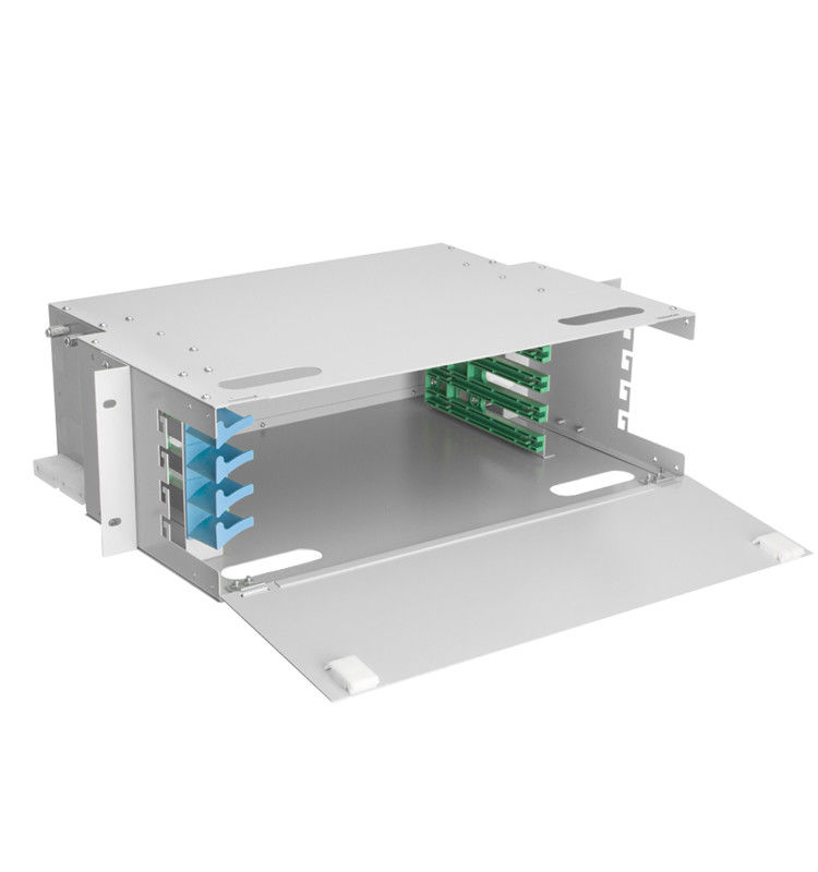 144 12 96 24 puertos del panel de distribución de la fibra del SC ODF de la base IP55 48