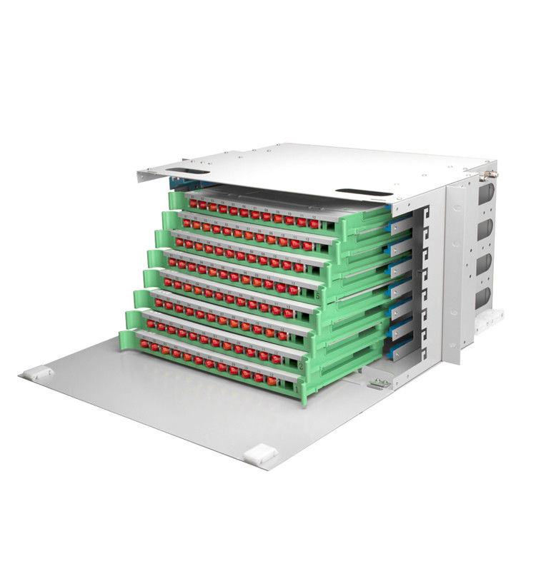 144 12 96 24 puertos del panel de distribución de la fibra del SC ODF de la base IP55 48
