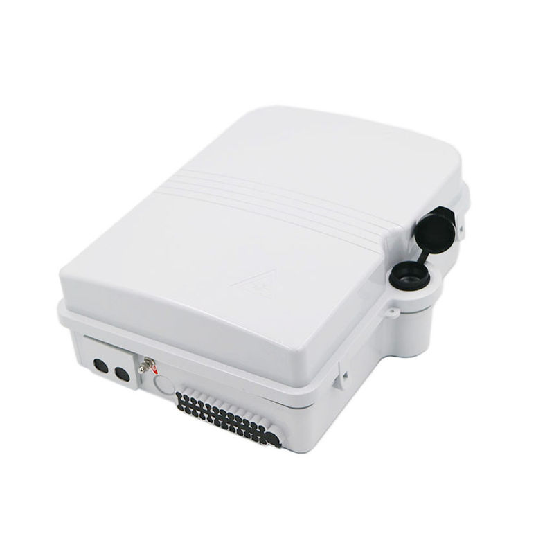 Prenda impermeable al aire libre de la caja de fibra óptica del divisor del PLC del 1:8 de 12 bases para las redes de CATV