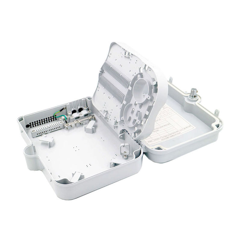 Prenda impermeable al aire libre de la caja de fibra óptica del divisor del PLC del 1:8 de 12 bases para las redes de CATV