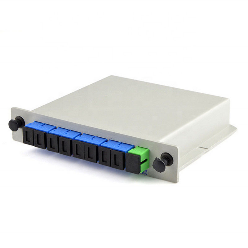 Tipo longitud de onda del divisor 1*8 del PLC de la fibra óptica del estruendo 1X8-PLC SC/UPC de 1260nm-1650nm