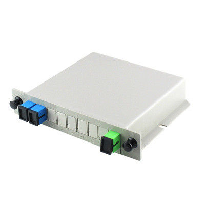 PLC del estruendo 1X2 del divisor del PLC de la fibra óptica del SC UPC para la red de FTTX/de FTTH