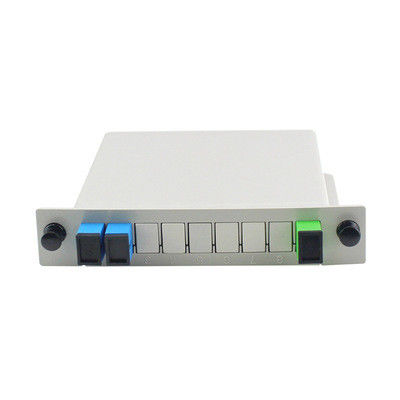 PLC del estruendo 1X2 del divisor del PLC de la fibra óptica del SC UPC para la red de FTTX/de FTTH