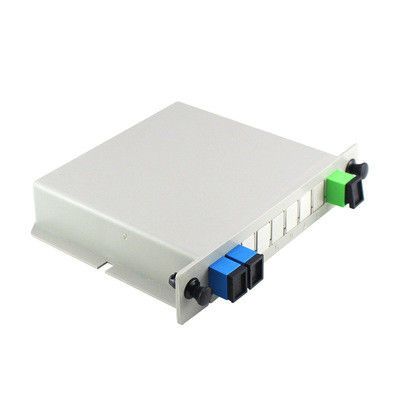 PLC del estruendo 1X2 del divisor del PLC de la fibra óptica del SC UPC para la red de FTTX/de FTTH