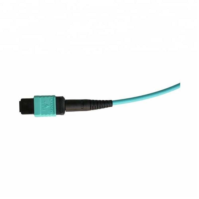 12 la coleta femenina del cordón de remiendo de la fibra óptica de las fibras MPO telegrafía 0.9m m 2.0m m 3.0m m