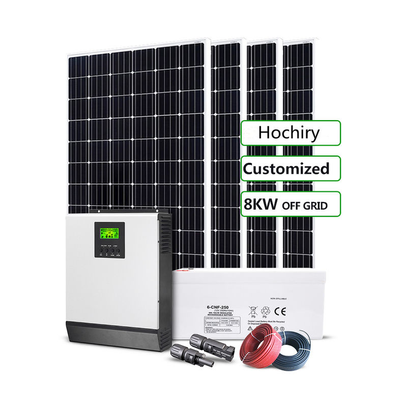 Del panel solar de energía solar del picovoltio del almacenamiento de energía de sistema de la rejilla 10kW con el vidrio moderado