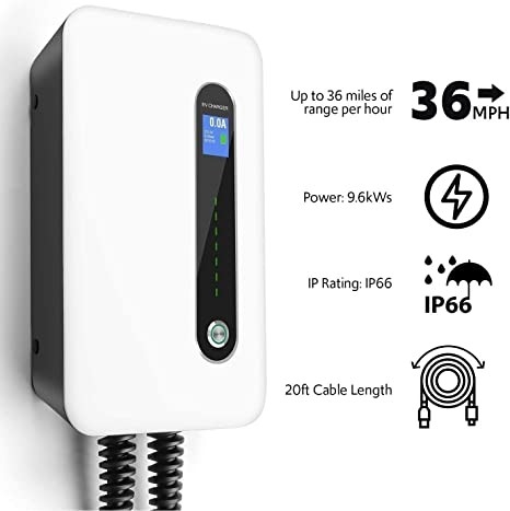 240V 9.6kW 40 estación portátil del cargador del nivel 2 EV del amperio con el enchufe