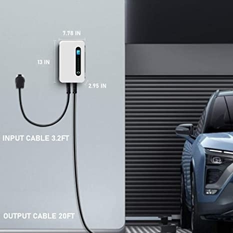 240V 9.6kW 40 estación portátil del cargador del nivel 2 EV del amperio con el enchufe