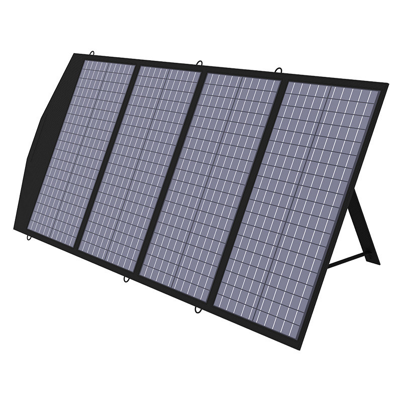 Dobleces plegables portátiles del panel solar 4 del sistema de energía solar 18VDC con la batería de la energía solar 200W