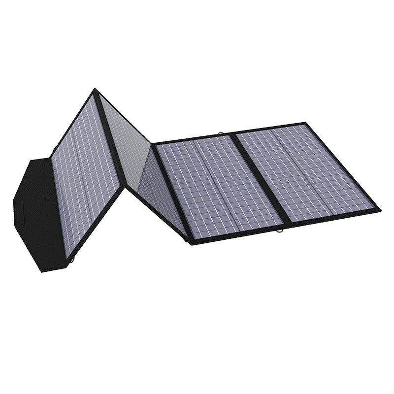 Dobleces plegables portátiles del panel solar 4 del sistema de energía solar 18VDC con la batería de la energía solar 200W