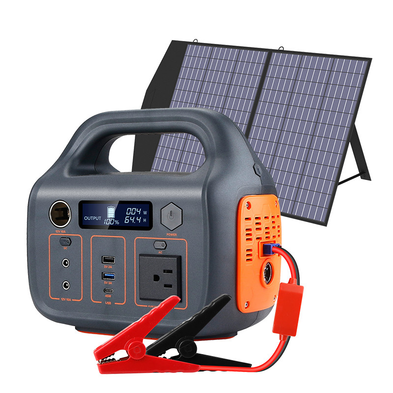 generador portátil del banco de la energía solar del sistema de energía solar 500W con la batería de litio recargable