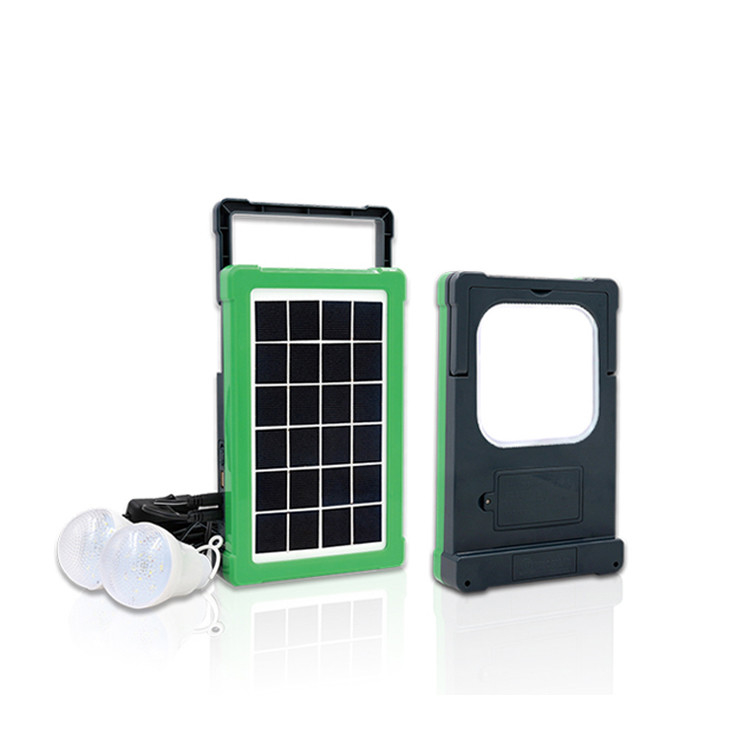 Copia de seguridad solar portátil de Kit Panel For Home Emergency del generador accionado de la linterna 