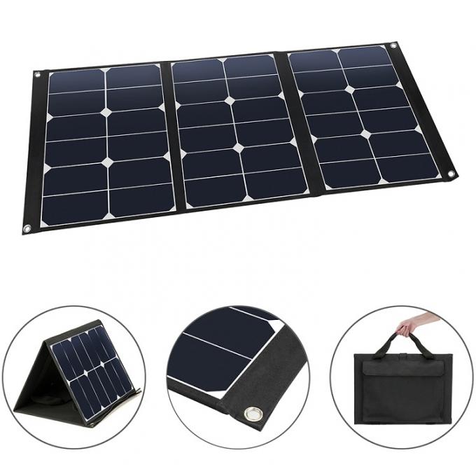 El panel solar monocristalino al aire libre casero profesional del doblez 50W del nuevo diseño 3