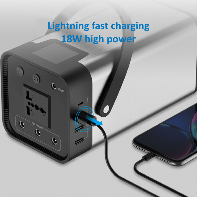 generador solar comercial port&aacute;til de la central el&eacute;ctrica del litio 54000mah 200W 220V 1