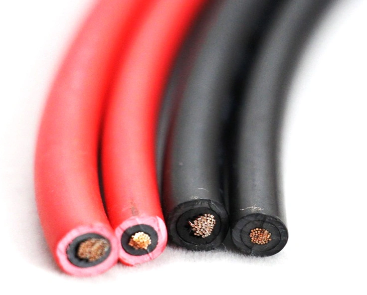 H1z2z2-K PV1-F Xlpo XLPE aisló el cable solar estañado flexible del picovoltio del solo de la base de los paneles solares del cobre alambre eléctrico fotovoltaico de la CA DC