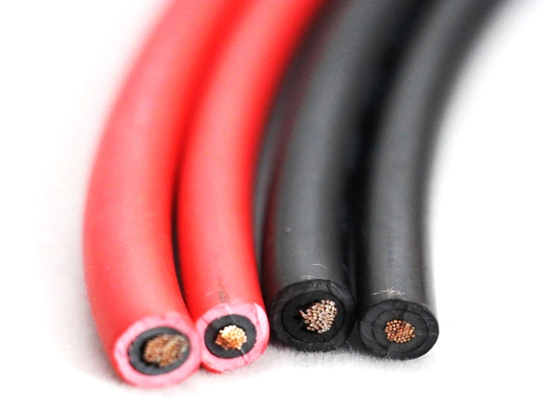 H1z2z2-K PV1-F Xlpo XLPE aisló el cable solar estañado flexible del picovoltio del solo de la base de los paneles solares del cobre alambre eléctrico fotovoltaico de la CA DC